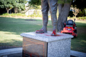 ‘Ignorant’ vandalism quickly erased