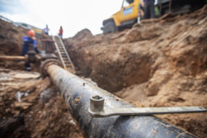 Teams search for pipe leaks