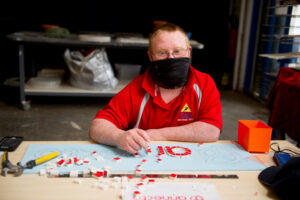 Mosaic artists piece together a new look during lockdown