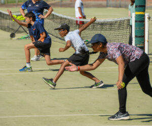 Kids roll up and have a ball