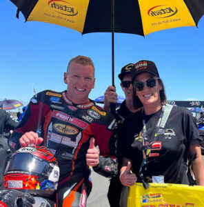 Benham goes full throttle on motorsport champs