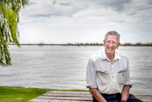 In a drought, this lake just gets bigger