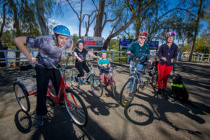 Bike riders saddle up for a better life