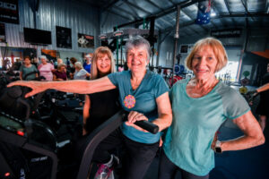 80th birthday at the gym is a great fit