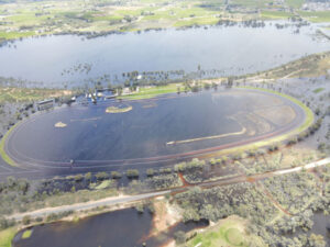 FLOOD PICS: Heavy track at Mildura racecourse