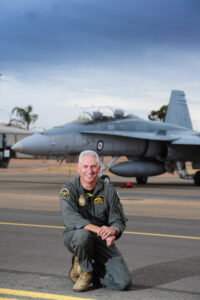 Royal Australian Air Force’s F/A-18 Classic Hornet jets into town