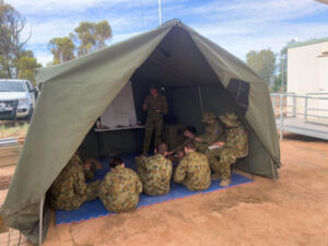 Cadets look sharp during Exercise Sabre