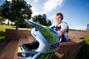 Ready to roar: Daniel Sanders aims to go one better at Hattah Desert Race
