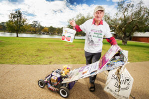 Mowing down a scourge: Lawnmower man’s tour arrives in Mildura
