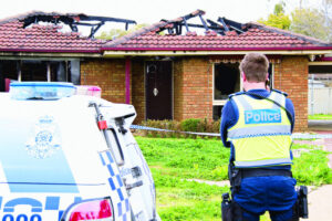 Home gutted: Neighbour hears explosions as house goes up