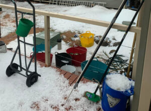 No, it’s not snow, but Mungo smashed by icy desert blast