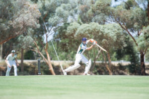 On the right side of cricket