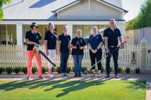 Good-natured rivalry inspires neighbours