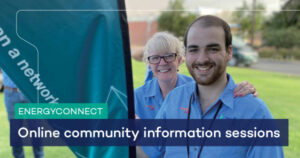 EnergyConnect online community information sessions