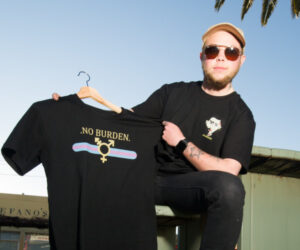 Seb taking pride in fashion with LGBTQIA-focused brand NoBurden