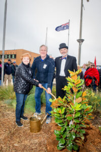 Upland and Mildura sister city roots planted with new tree