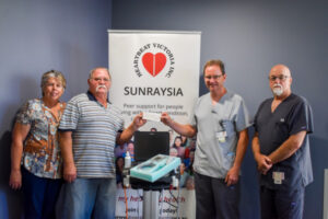 Charity donates ultrasound probe