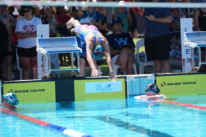 Warm welcome at swim champs