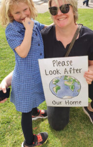 Climate rally a learning experience for children
