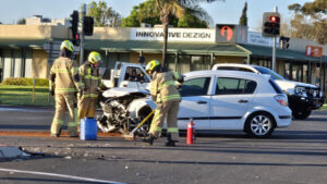 Drivers avoid injury in Irymple crash
