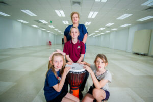 Marching to beat of a caring drum