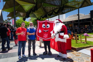 Bikers take off in tinsel for toy run – gallery