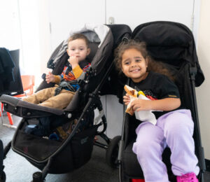 Shared lunch with Sunraysia Community Health Services