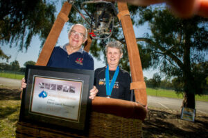 Balloon legends blown away