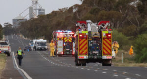 Man cut from car after overtake crash