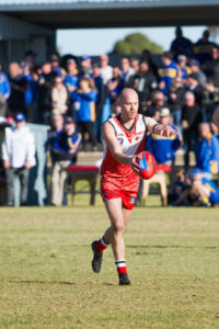 Robinvale-Euston sore . . . but ready for a tight finish, coach says