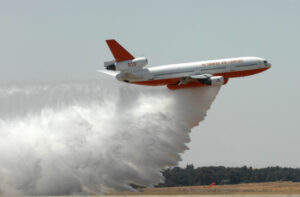Water bombers swoop on Mallee fire