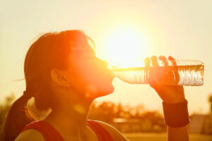 In the heat, think and drink