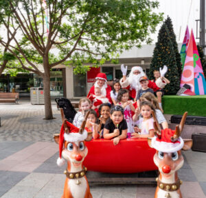 Christmas comes early in mall