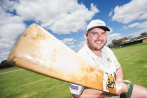 Century for Calarco after break