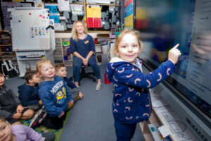A day at big school for Pasadena Pre-School
