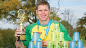 Sunraysia man is world-class in cup stacking