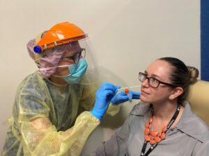 Mildura health care workers throw support behind COVID-19 blitz