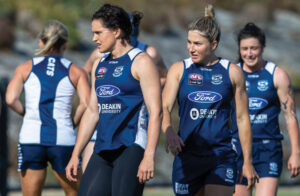 Hickey wants Cats to bond on road in AFLW season