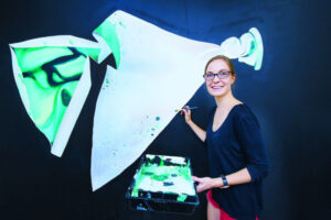 Creating an impression: Artist brushes aside rational colour use