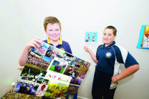 Students explore their family tree