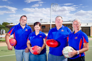Into the Lions’ den for Cardross netball coaches
