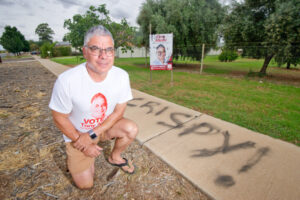 Victorian election 2018 Mildura: Signage vandalised outside Labor candidate’s home