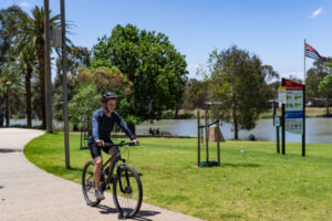 Bloke’s big bike effort to help men’s mental health