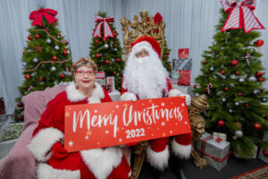 Santa arrives in the Langtree Mall