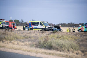 Head-on closes highway