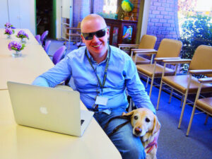 Tech lesson for vision impaired
