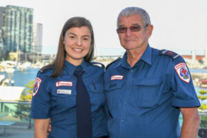 Helping others runs in the family for paramedics