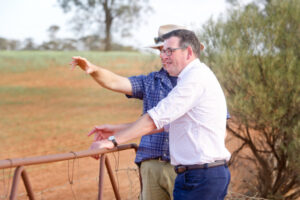 Hear what Daniel Andrews had to say during Millewa visit