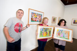 Pride in art display