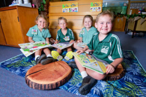 Delight of the first day at Gol Gol Public School